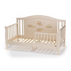 Детская кровать-диван Nuovita Stanzione Verona Div Macchina, Avorio/Слоновая кость (Nuovita, NUO-dVER_123)