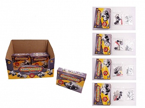 Конструктор металлический, 4 вида (ABtoys, PT-00627(WZ-A1041))