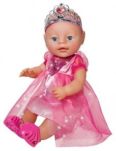 Пупс 5 функций, пьет и писает, с аксессуарами, 40 см. (Карапуз, Y40BB-DP-PRS-Rusim)