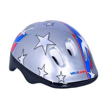 172077 VLZ1 Шлем велосипедный Velolider - Звезды 