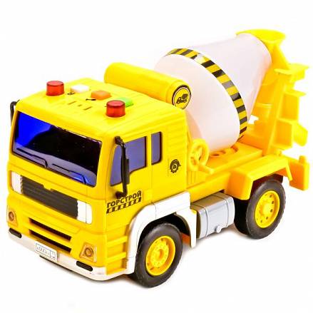 Инерционная машина - Бетономешалка, 1:20, свет и звук 