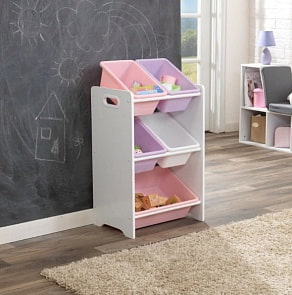 Система хранения KidKraft с 5 контейнерами - Пастель (KidKraft, 15473)