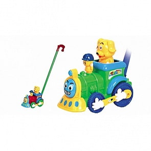 Каталка на палочке со звуком - Паровозик (Проф-Пресс, И-0480)