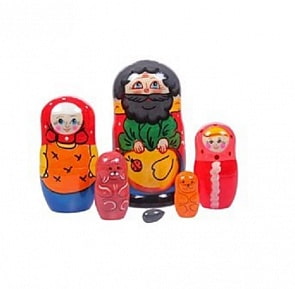 Матрешка по сказке Репка 6 в 1 (Матрешка, МС061406)