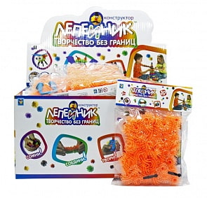 Конструктор из серии Лепейник, 48 одноцветных деталей с 2 аксессуарами (1toy, Т59405) (ассортимент)