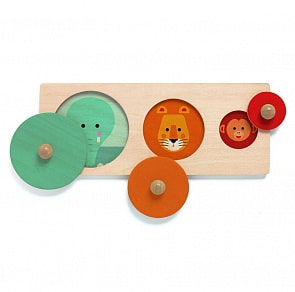 Рамка-вкладыш - Размер (Djeco, 06200k)