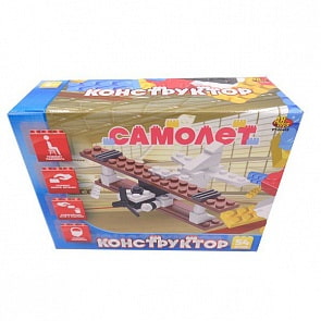 Конструктор - Самолет, 54 детали (Abtoys, PT-00448)