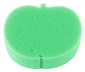 Мочалка Яблочко без массажного слоя (Курносики, 40506)