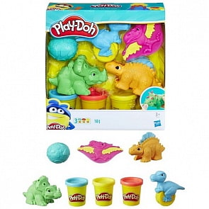 Набор игровой из серии Play-Doh Малыши-Динозаврики (Hasbro, e1953)