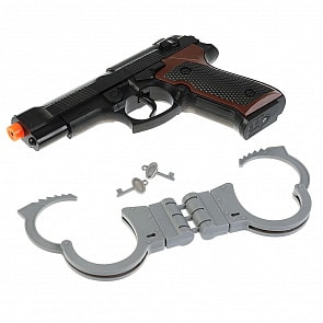 Игровой набор Полиция с наручниками, свет и звук (Играем вместе, 1801G229-R)