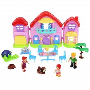 Дом для кукол с аксессуарами, свет и звук (Shantou, B1743396)