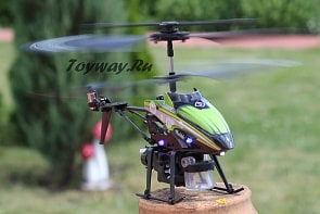 3-х канальный радиоуправляемый вертолёт с гироскопом и мыльными пузырями (Rinzo, C-00107)