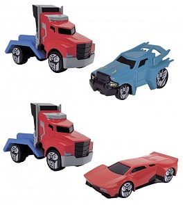 Трансформеры, 2 машинки Die-Cast 7 см, 3 вида  (Dickie, 3112000)