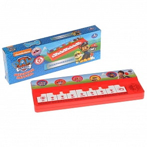 Игрушечное электропианино, песня из м/ф Щенячий патруль, 7 звуков музыкальных инструментов (Умка, B1517258-R22sim)