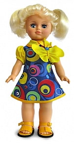 Интерактивная кукла Лена 9 со звуковым устройством, высота 35см (Весна,  В1892/о/С1892/о)