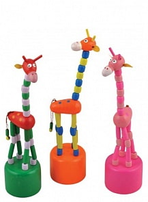 Дергунчик Жираф (Мир Деревянных Игрушек, Д265)