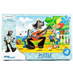 Пазл - Ну, Погоди! 2, 24 макси детали (Step puzzle, 70009)