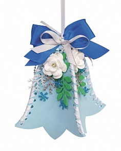 Набор для творчества - Колокольчик из Fom Eva, голубой (Волшебная мастерская, F-02)