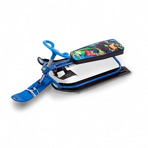 Детский снегокат Черепашки-Ниндзя, синего цвета  (Gulliver, TMNTSSC-BL)