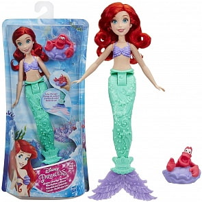 Кукла Disney Princess - Водная тематика Ариэль с Себастьяном, 29 см (Hasbro, e0282)
