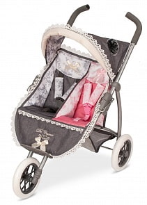 Коляска-трость для двойняшек Реборн, 75 см. (DeCuevas, 90311)