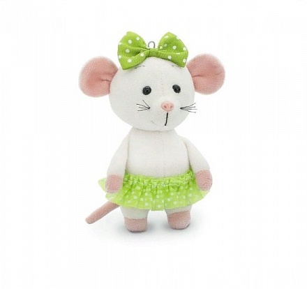 Мягкая игрушка - Мышь Шышла Мышла в юбке, 15 см 