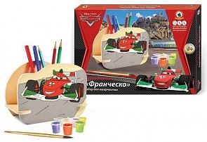 Набор для выжигания и раскрашивания Карандашница Франческо (Русский Стиль,03326)