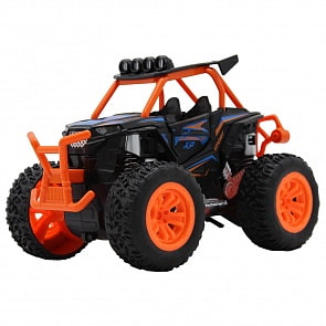 Багги Die-Cast, инерционный механизм, свет, звук, цвет оранжевый, масштаб 1:24 (Funky Toys, FT61062)