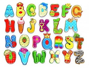 Алфавит магнитный - Веселый Английский (Мастер игрушек, IG0016)