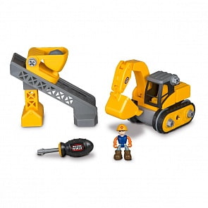 Набор Nikko Junior Builder Экскаватор, просеиватель и аксессуары (Nikko, 40023) Набор Nikko Junior Builder Экскаватор, просеиватель и аксессуары (Nikko, 40023)