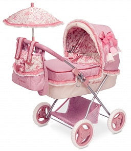 Коляска с сумкой и зонтиком серии Мартина, 60 см. (DeCuevas, 85026)