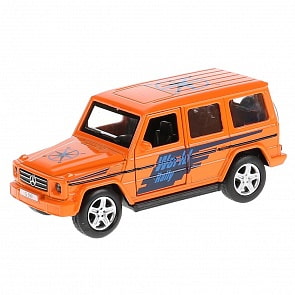 Машина металлическая Mercedes-Benz G-Class Спорт, 12 см., открываются двери, инерционная (Технопарк, G-СLASS-S)