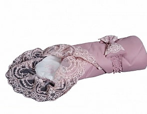 Комплект на выписку - Клеопатра, пудра (Мой Ангелок, УТ-00000381_пудра)