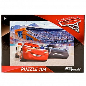 Пазлы Тачки-3, 104 детали (Step Puzzle, 82170)