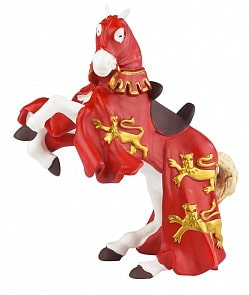 Фигурка Конь короля Ричарда в красном (Papo, 39340)