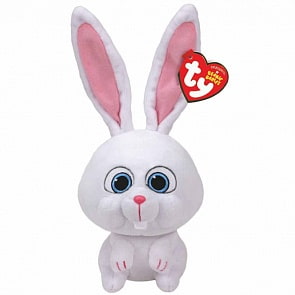 Мягкая игрушка - Тайная жизнь домашних животных - кролик Снежок (TY, 41168)