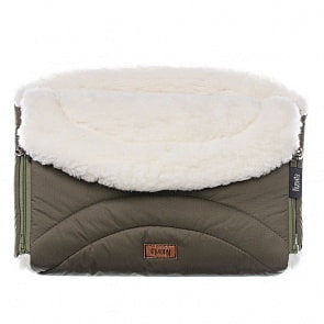 Муфта меховая для коляски Nuovita Tundra Bianco Khaki/Хаки (Nuovita, NUO-mTUNB_2080)