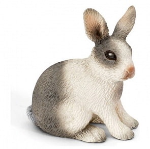 Кролик, сидит (Schleich, 13673k)