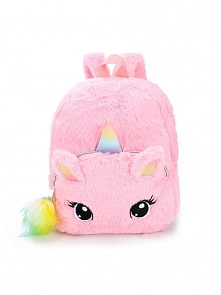 Рюкзак Единорог с помпоном и глазками, розовый (Михи Михи, MM08617)