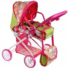 Коляска со съемной люлькой и сумкой (Карапуз, 63HJ-20-C2)