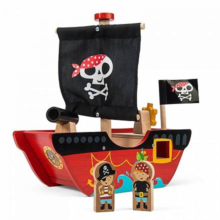 Игрушечный пиратский корабль – Смелый капитан 