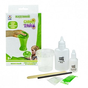 Набор из серии Слайм тайм – Сделай надувной слайм светящийся в темноте (1toy, Т17479)