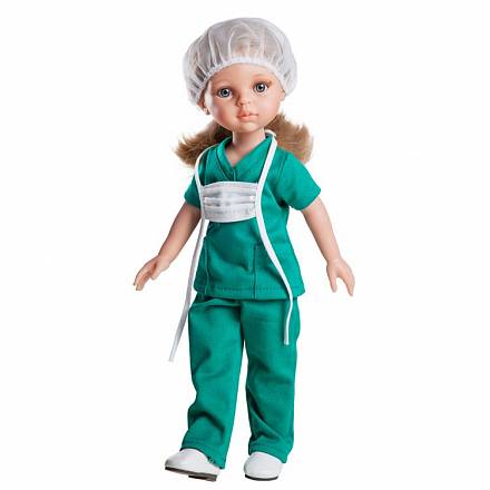 Кукла Карла медсестра, 32 см. 