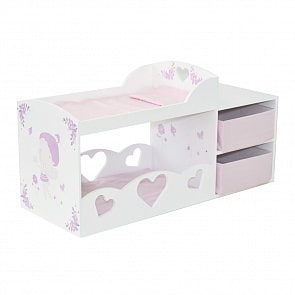 Двухъярусная кроватка с системой хранения серия Пьемонт, Альбертина (Paremo, PRT220-05)