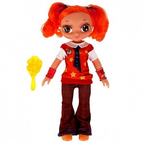 Кукла озвученная Аленка 32 см Сказочный патруль кэжуал 15 песен и фраз с расческой (Карапуз, ST21-32-A-CAS3-RU)