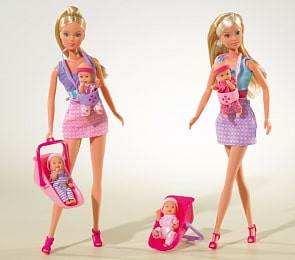 Кукла Штеффи – няня, 2 вида (Simba, 5730211)