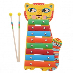 Музыкальный инструмент Металлофон - Кот (Djeco, 06002k)
