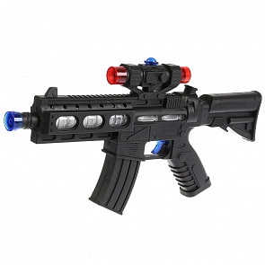 Автомат – Элитный спецотряд, световые и звуковые эффекты, вибрация, проекция (Играем вместе, B1657455-R)