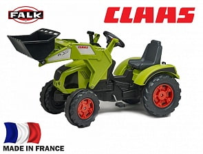 Педальный трактор-экскаватор, зеленый, 140 см (Falk, FAL 1011D)