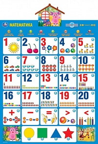 Детский плакат электронный - Математика. Учим с Лунтиком (Умка, ip6230)